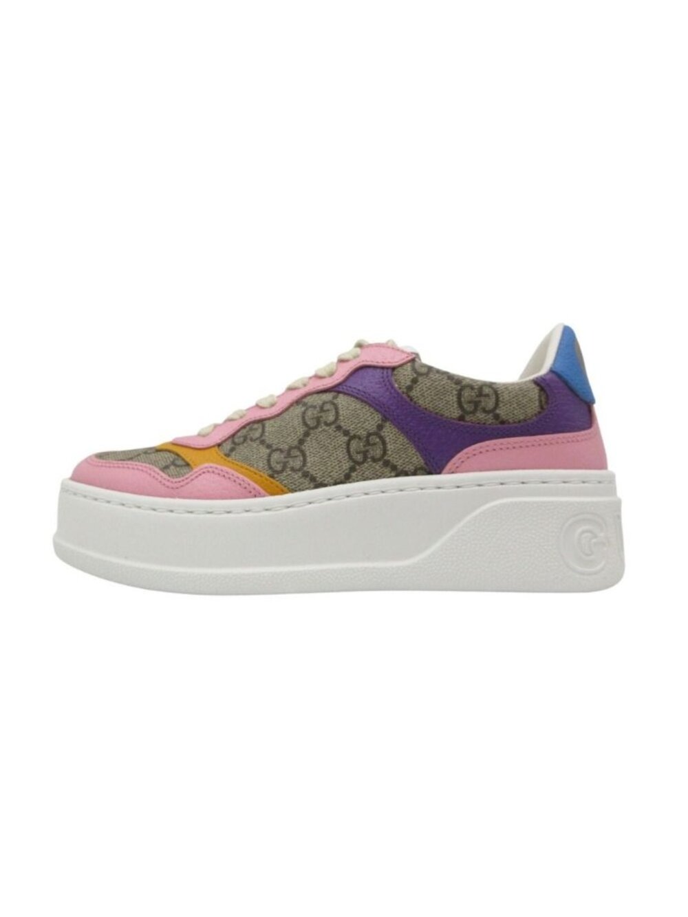 Gucci Sneakers GG Pattern Platform Multi Monogram Multicolor